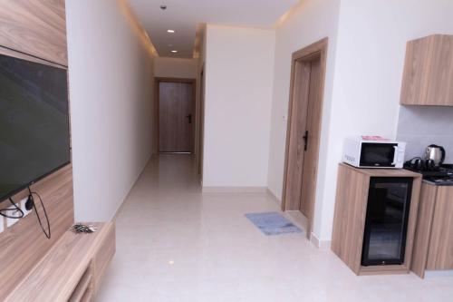 Dapur atau dapur kecil di فندق نجمة مارينا Marina Star Hotel