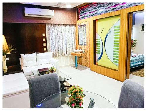 Posezení v ubytování Hotel J-K Residency In Muzaffarpur Full AC OR NON AC ROOM