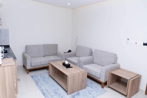 Ruang duduk di فندق نجمة مارينا Marina Star Hotel
