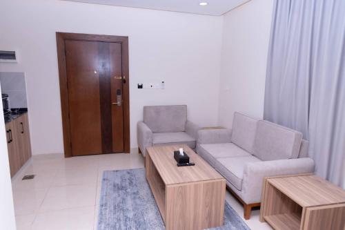 Ruang duduk di فندق نجمة مارينا Marina Star Hotel