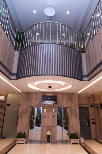 Lobi atau kawasan kaunter penerimaan di فندق نجمة مارينا Marina Star Hotel