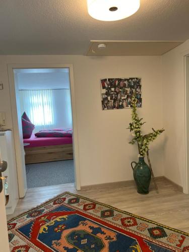 Postel nebo postele na pokoji v ubytování Kerstins Lieblingsdomizil