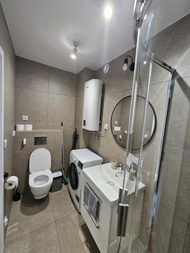 Et badeværelse på Apartament na Jasnej