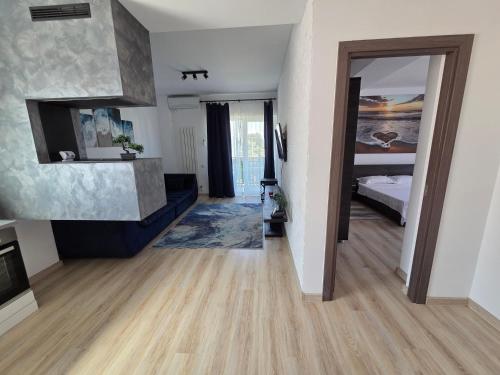 Postel nebo postele na pokoji v ubytování Amira Apartament