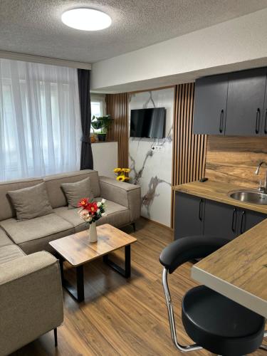 Μια τηλεόραση ή/και κέντρο ψυχαγωγίας στο Nest Apartments - City Center