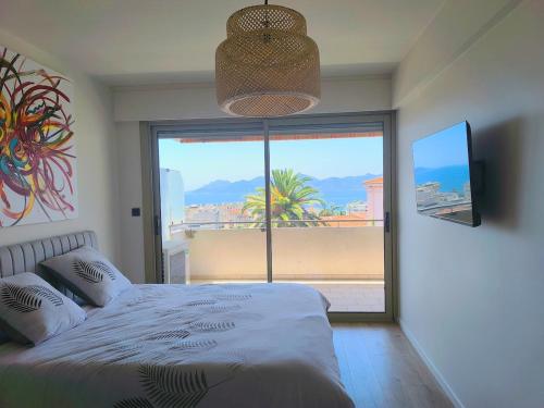 3-room air-conditioned terrace, sea view