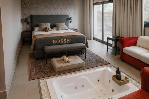 Postel nebo postele na pokoji v ubytování Hotel Boutique Pinar by Bossh! Hotels