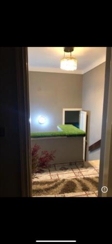 a room with a bed with a green mattress at Bianki vip villa in Alexandria