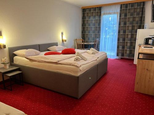 Ένα ή περισσότερα κρεβάτια σε δωμάτιο στο Comfort Room in Warmbad