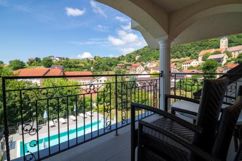 Μπαλκόνι ή βεράντα στο Vila Silva Marija Apartments