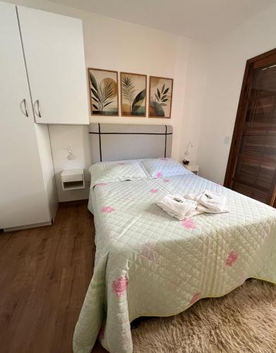 Postel nebo postele na pokoji v ubytování Villa Aconchego Corrêas Itaipava