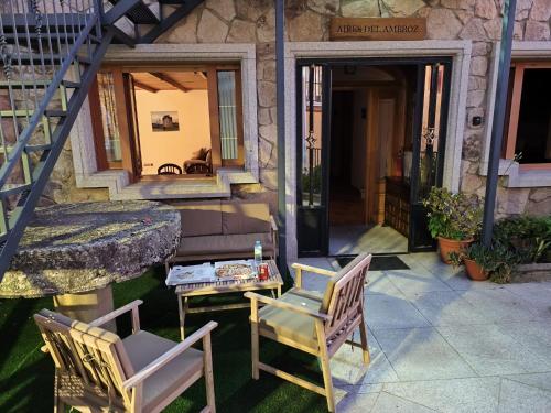 Das Gebäude in dem sich die Ferienwohnung befindet