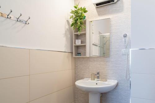 Koupelna v ubytování Agorà