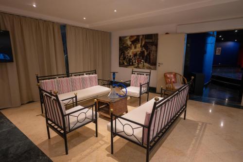 Zona de estar de Ecotel Dahab Bay View Resort