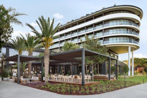 Bygningen som hotellet ligger i