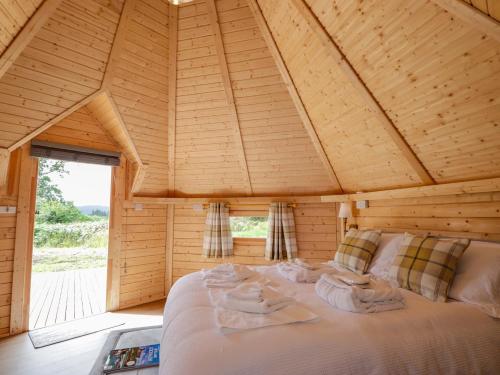 Ένα ή περισσότερα κρεβάτια σε δωμάτιο στο Little Luxe Lodges 1