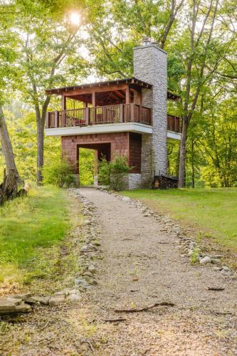 Zahrada ubytování Kennan Hollow Farm 100 Acres on River Sleeps 30