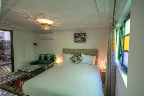 Katil atau katil-katil dalam bilik di Riad Dalla Fes