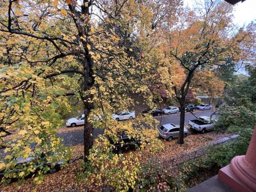 a group of cars parked in a parking lot at Louisville Bourbon Inn in Louisville