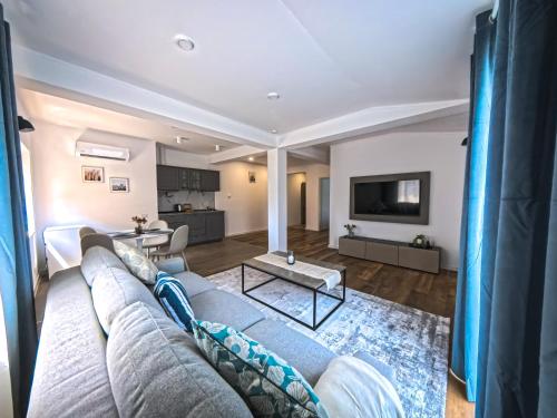 TV a/nebo společenská místnost v ubytování Pera Apartments