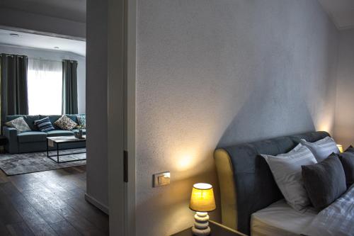 Posezení v ubytování Pera Apartments