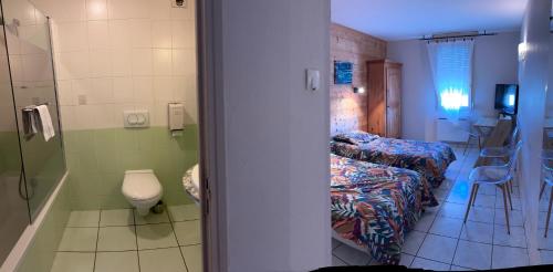 Koupelna v ubytování Abel Hôtel