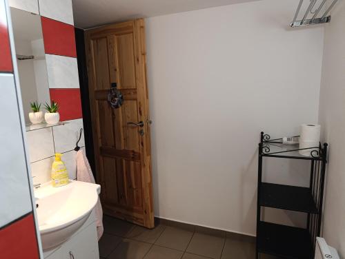 Küche/Küchenzeile in der Unterkunft Apartmán u Kočky