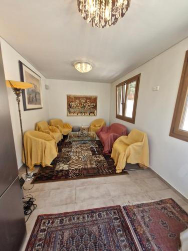 Posezení v ubytování Smaragdos Thassos Boutique Suites