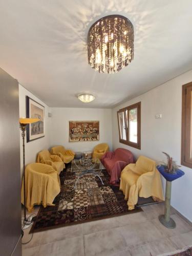 Posezení v ubytování Smaragdos Thassos Boutique Suites