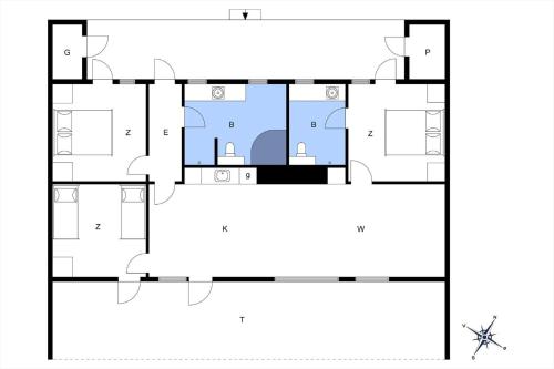 a floor plan of a house at 9929-Hvide-Sande-Langsand-194-stuen in Hvide Sande