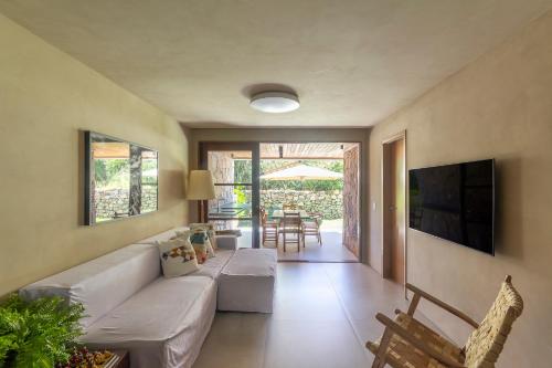 Μια τηλεόραση ή/και κέντρο ψυχαγωγίας στο Diamantino Residence - Garden - Sertão