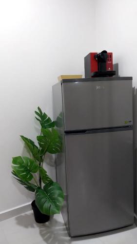 Cuisine ou kitchenette dans l'établissement Studio Marzouga
