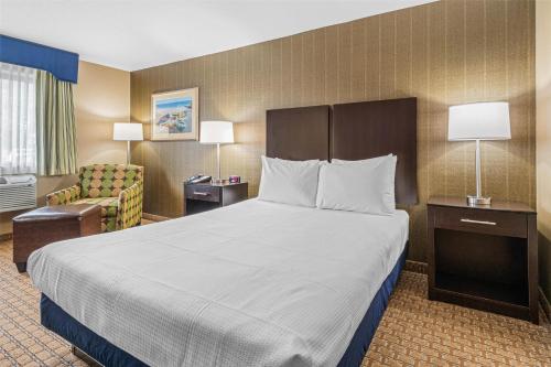 Ein Bett oder Betten in einem Zimmer der Unterkunft Best Western Providence Warwick Airport Inn