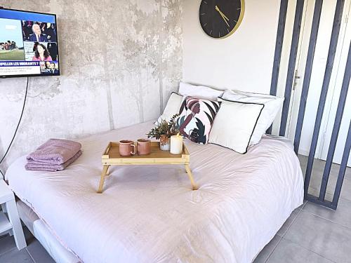 LeRelaisdOdile - Idéal PRO & Couple - Studio Cosy - Proche Metro - Parking Gratuit - Mons-en-Barœul - - WIFI HD - Smart TV - Entrée Autonome