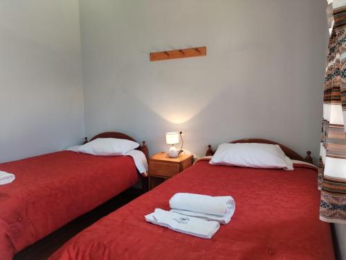 Cama o camas de una habitación en Casa Amaru Raqchi