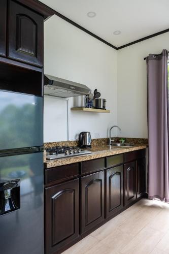 Dapur atau dapur kecil di Casa grano de oro