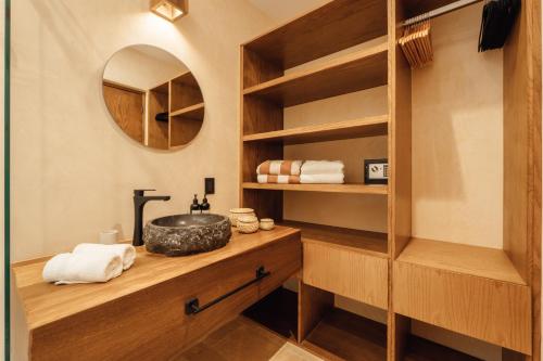 Postel nebo postele na pokoji v ubytování Satori Tulum