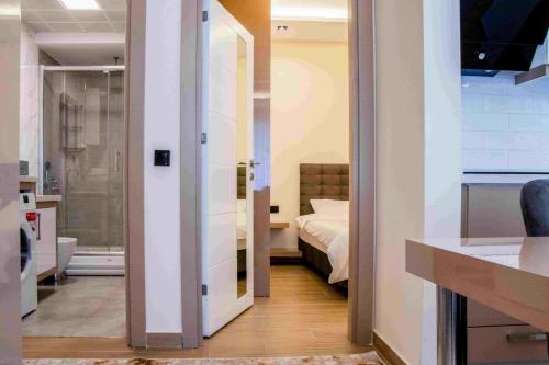 Ένα ή περισσότερα κρεβάτια σε δωμάτιο στο Peramis Hotel & Spa