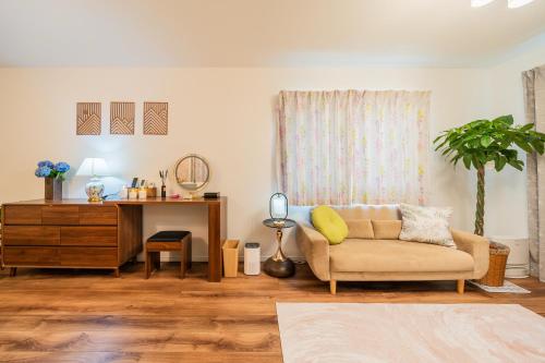 Posezení v ubytování MOMO Garden