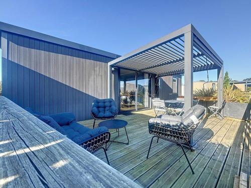 Mobil-home confortable 6 pers, 3 ch, 2 sdb, proche plage, ménage inclus - FR-1-361A-99