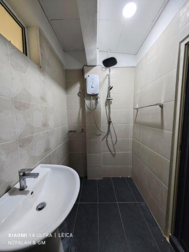 Koupelna v ubytování Chalet Kurung Tengar
