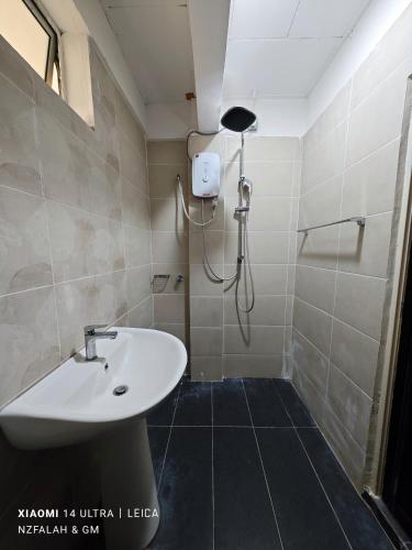 Koupelna v ubytování Chalet Kurung Tengar