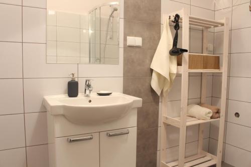 Et badeværelse på Apartamenty Krakowskie 36 Lublin - Double One