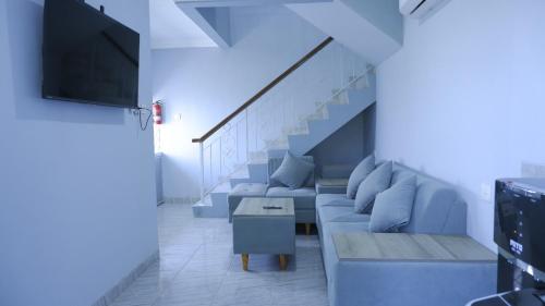 Телевизор и/или развлекательный центр в Villa Dalia Puncak CCC9-26
