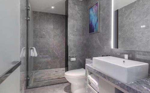 Ένα μπάνιο στο Echarm Hotel Zhuzhou Liling