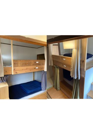 Hostel Blue Door ホステル ブルードアにあるベッド