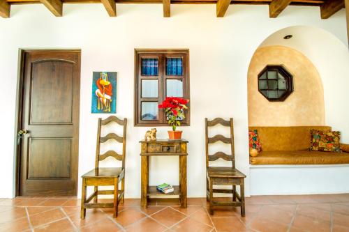 Posezení v ubytování Casa Elena