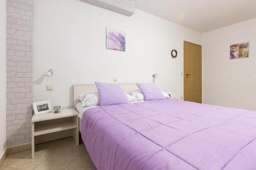 Postel nebo postele na pokoji v ubytování Ferienwohnung Marina