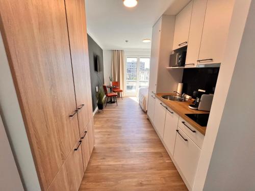BS-Appartementにあるキッチンまたは簡易キッチン
