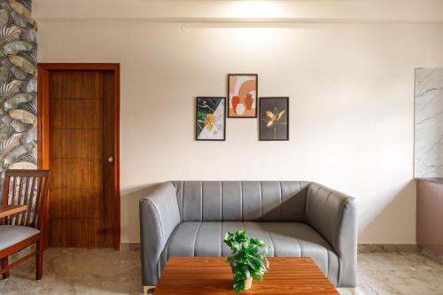 Zona de estar de Move-Inn OBS Serviced Apartments Koramangala
